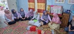 Dharma Wanita Perumda Pincuran Gadang Salurkan Bantuan untuk Korban Kebakaran di Kelurahan Tanah Garam Peduli Sesama